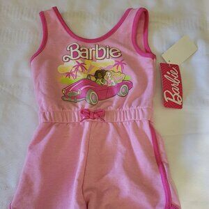 Mattel Barbie 3T pink Romper NWT. Mixed Bin Z30
